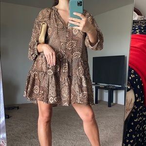 Brown dress